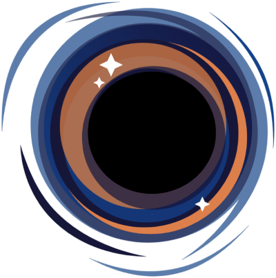 Grafika czarnej dziury symbolizująca błąd 404 - strona nie została znaleziona